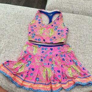 Lilly Pulitzer luxletic matching set xs